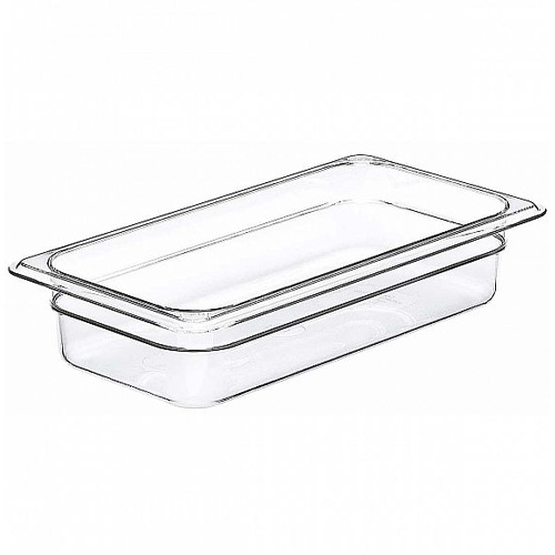 771028 GASTRONORMBAK POLYCARBONAAT ZONDER DEKSEL GN 1 3 65MM DIEP